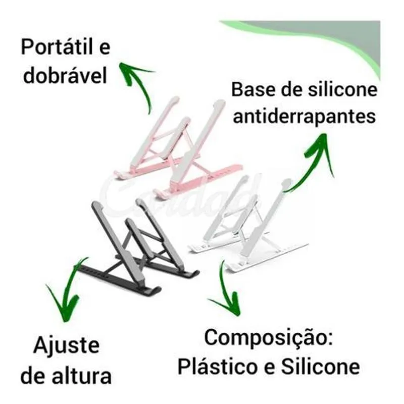 Suporte Celular Universal Fixo Mesa Articulado Dobrável