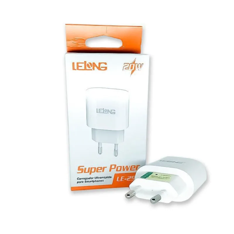 Carregador Parede Fonte De Celular Turbo Power 20W Super Top