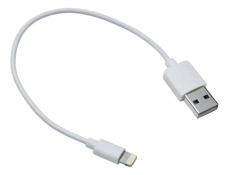 CABO DE DADOS MODELO CURTO PEQUENO 20CM COMPATÍVEL 8 PINOS - Clicell | Acessórios e Eletrônicos para Celular, Informática e Áudio