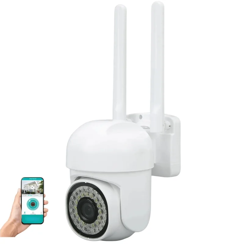 Câmera Ip Wi-fi Prova D'água Infravermelho Dome Icsee B47 Nf