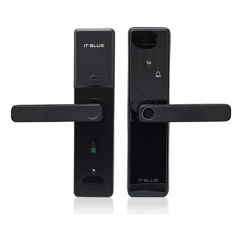 Fechadura Digital Biométrica Com Senha, Chave E Wi-fi IT-BLUE SC8995