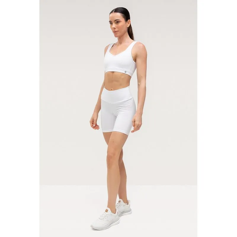 SHORTS INTERMEDIÁRIO HIGH COMPRESSION - ESSENTIALS 26 - BRANCO GG/XL
