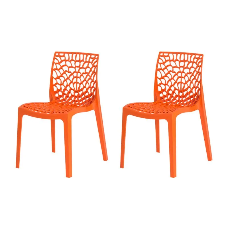 Kit 2 Cadeiras Gruvyer Laranja