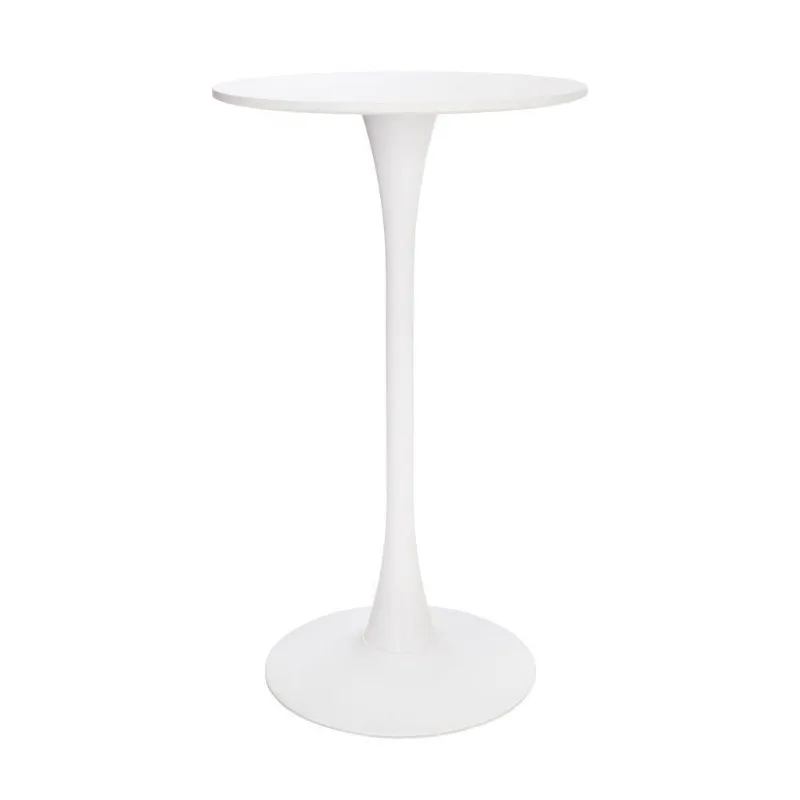 Mesa Bistrô Saarinen Tulipa Redonda Branca 60cm Waw Design