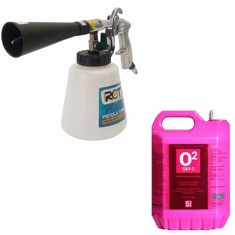 Kit Tornador Rolamentado + OXY2 5lt Easytech