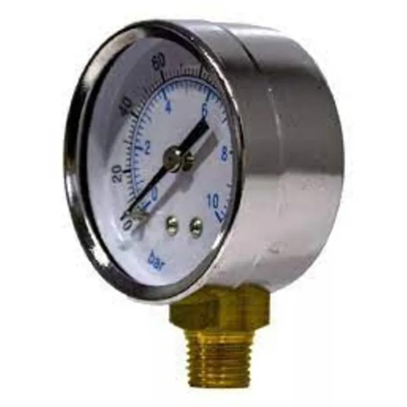 Manometro Compressor 140lbs/ 10 Bar Vertical Rotta