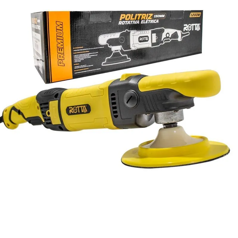 Politriz Rotativa Automotiva Premium 220v 1200w Rotta 376