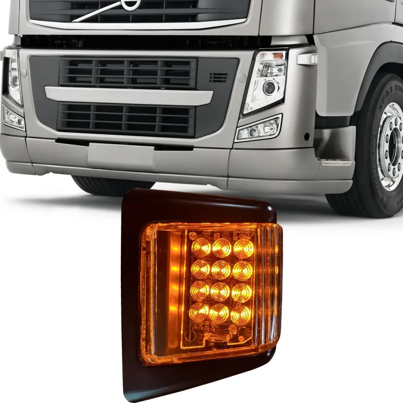 Lanterna Seta Fh Fm Pisca Led Caminhão Volvo 2010 A 2014 Direita Completa