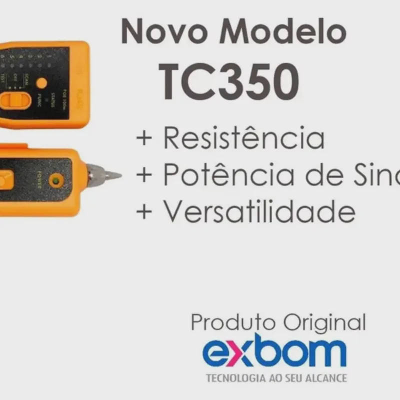Localizador e testador cabos de rede e telefonia rj45 e rj11 c/ estojo