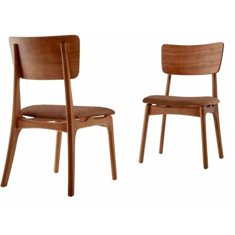 Conjunto Com 2 Cadeiras Viena Gold Moderna Mobília Prada-cinam. Imbuia