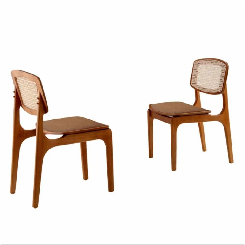Conjunto Com 2 Cadeiras Malta Premium Em Moderna Mobília Star Caramelo Imbuia - moderna