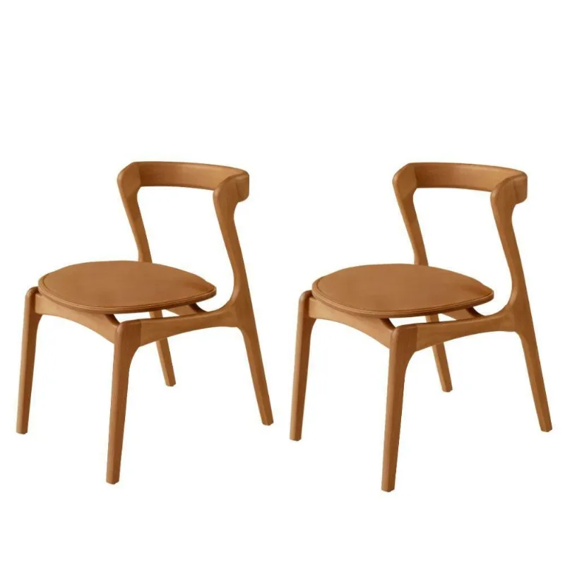 Conjunto - 2 Cadeiras Madeira Solaris Moderna Mobilia Star - moderna