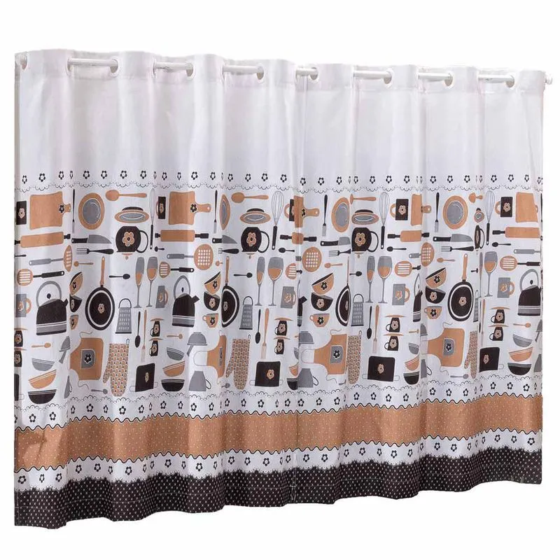 Cortina Para Cozinha 2,40 X 1,40 Xícara