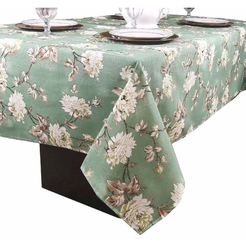 Toalha de Mesa impermeável 1,40 x 1,40 Tecido Verde