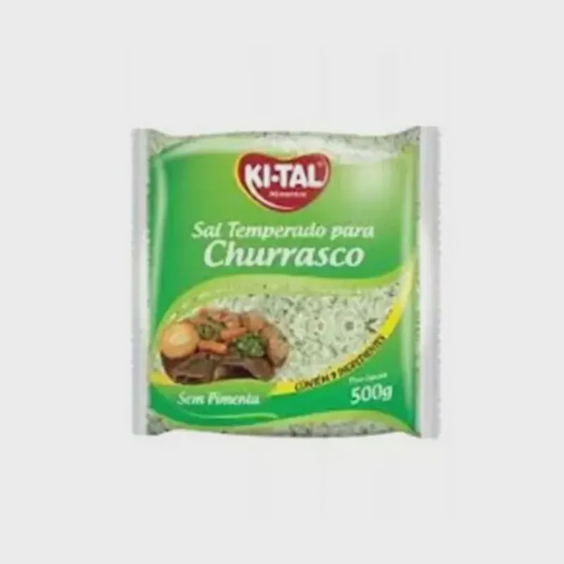 Sal Grosso Kital Temperado Sem Pimenta 400g