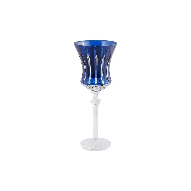 Taça para Água Lodz Crystals Wola Azul 230 ml - Cada