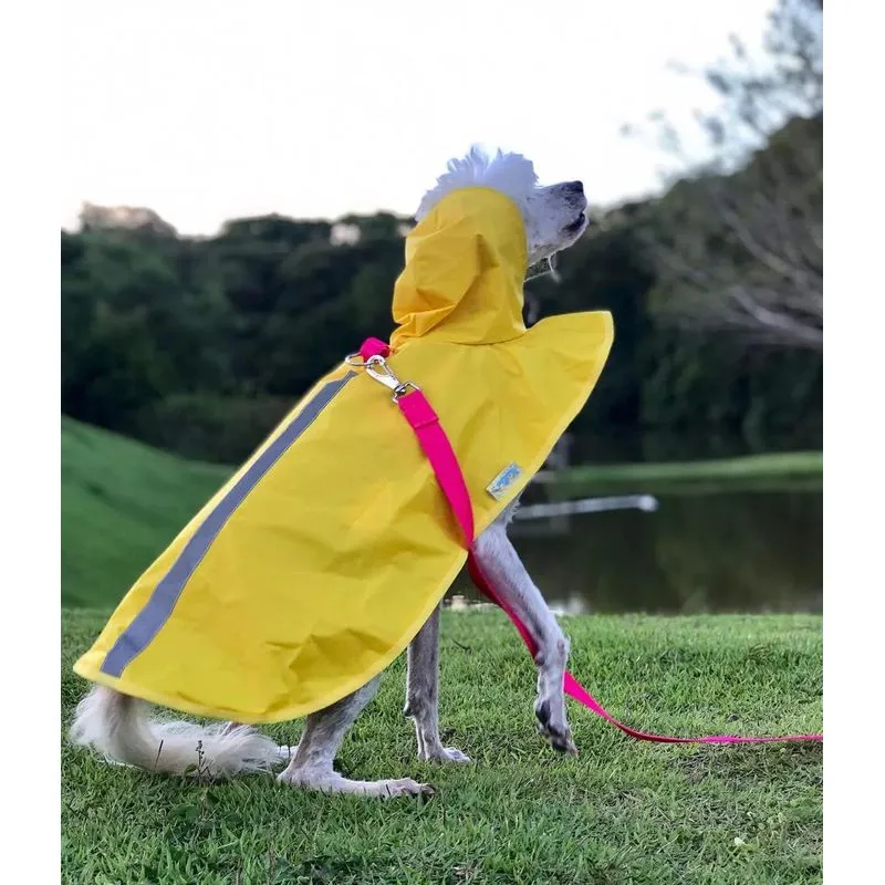 Capa De Chuva Para Cachorro - Impermeável - Vários Tamanhos