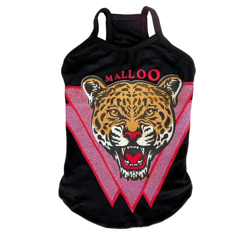 MALLOO REGATA LEOPARDO - PRETO - P