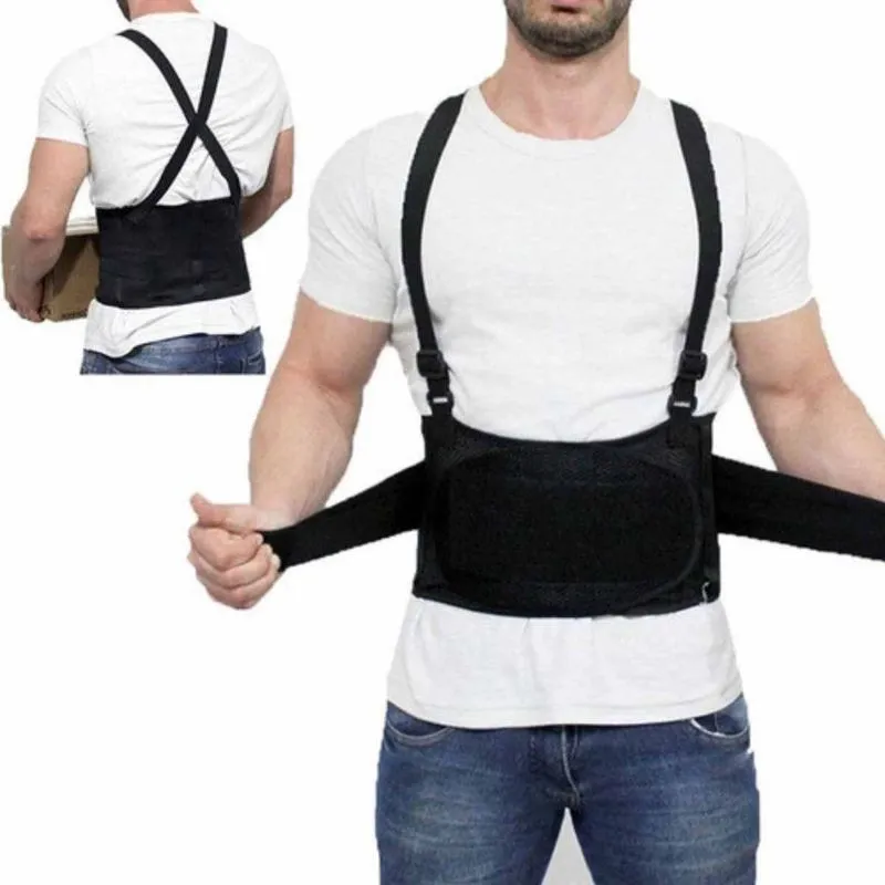 Cinta Ergonômica Ajustável Reforçada Proteção Coluna Abdominal Lombar