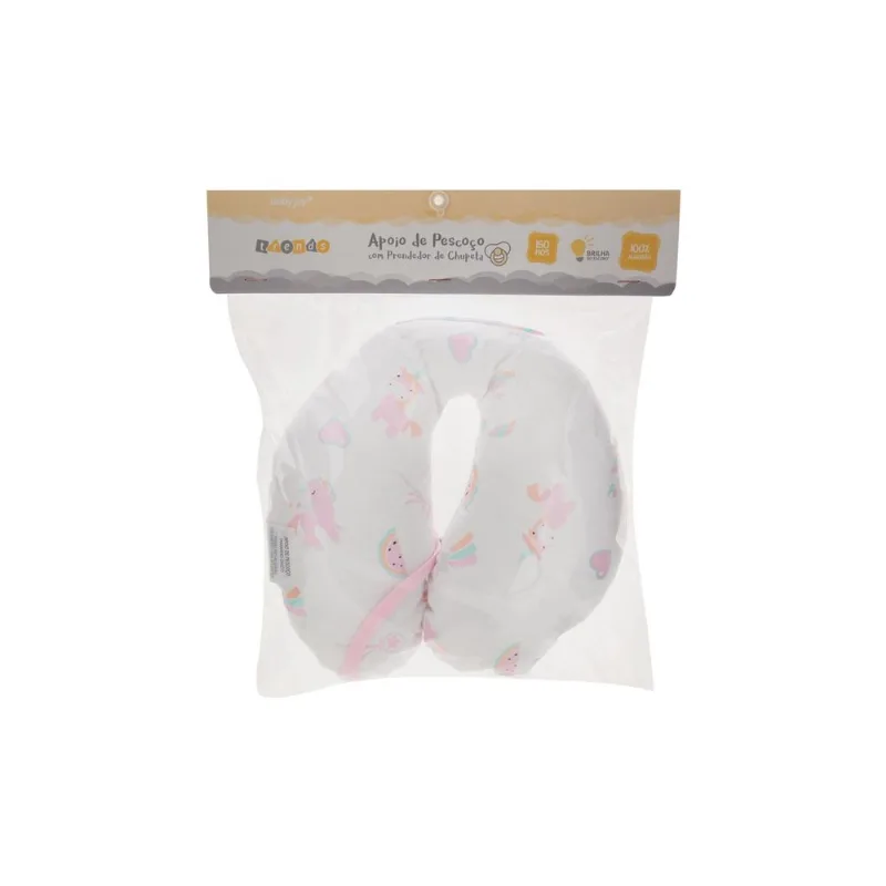 Descanso de Pescoço Incomfral com Prendedor de Chupeta Feminino