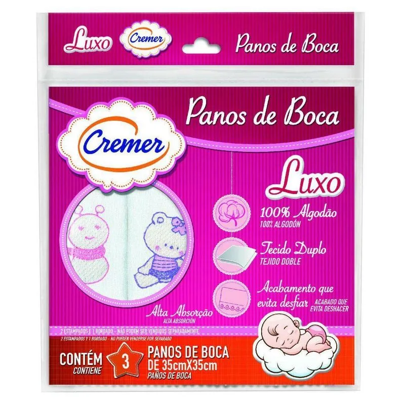 Pano De Boca Cremer Menina