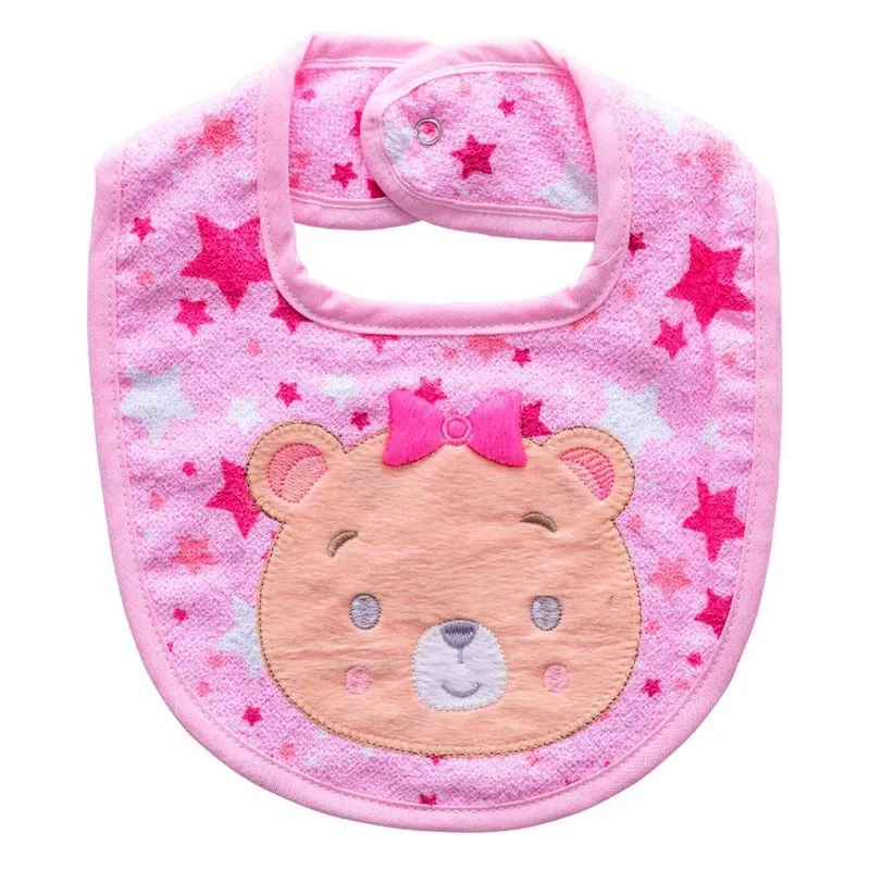 Babador Bordado Ursa Bambi