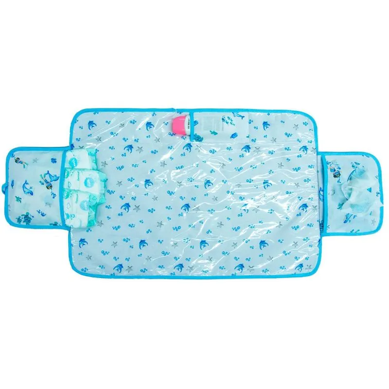 Trocador De Fraldas Prático Fundo Do Mar Baby Joy