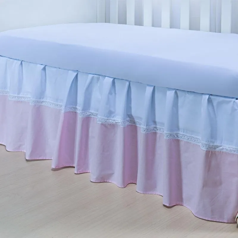 Saia Para Berço Americano Rosa Baby Joy