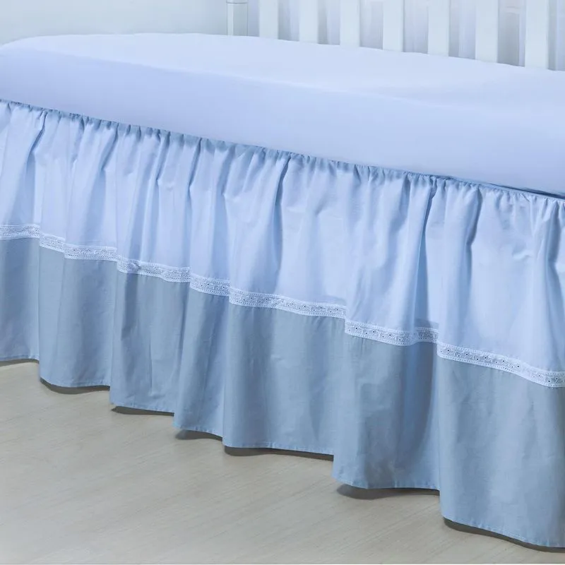 Saia Para Berço Americano Cinza Baby Joy