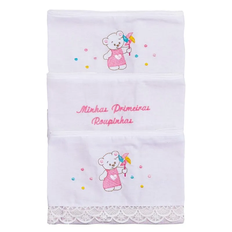Saquinho Maternidade Roupinhas 03 Unidades Catavento Baby