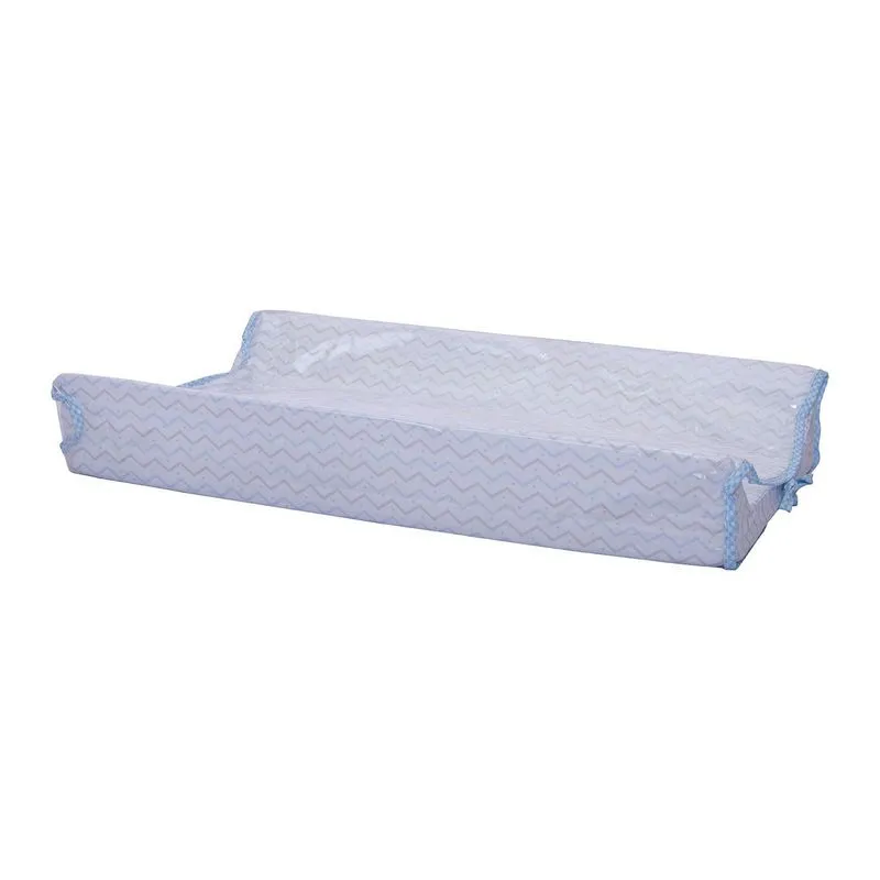 Trocador De Fraldas Americano Forro Pvc Nuvem Azul Bublim