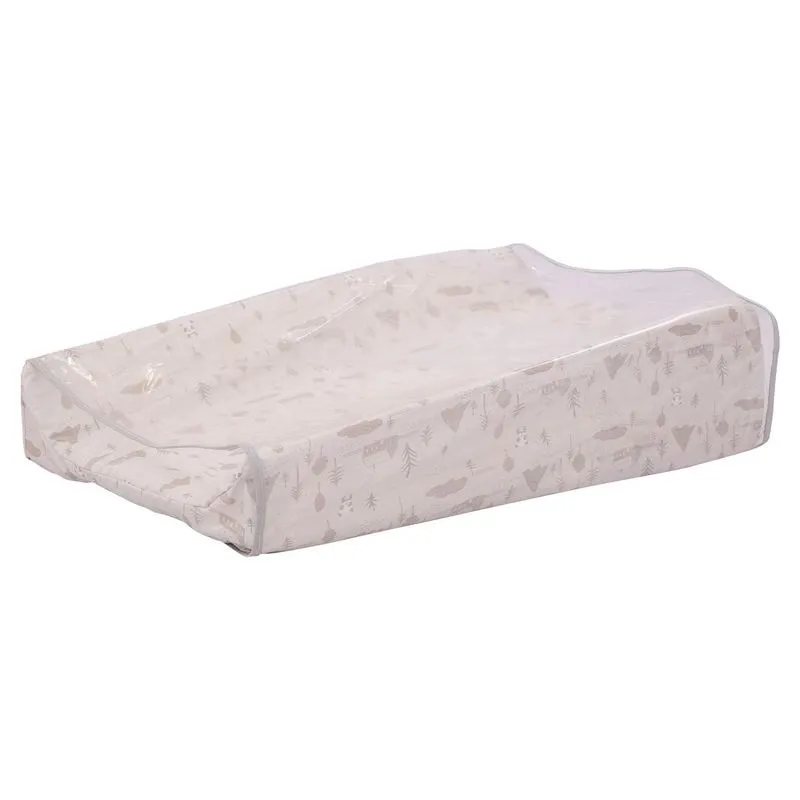 Trocador De Fraldas Inclinado Estampado Panda Cinza Baby Joy