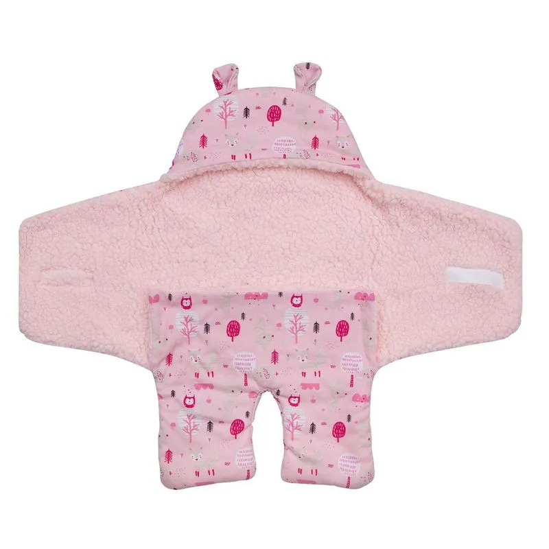 Porta Bebê Carneirinho Com Pés Animais Rosa Baby Joy