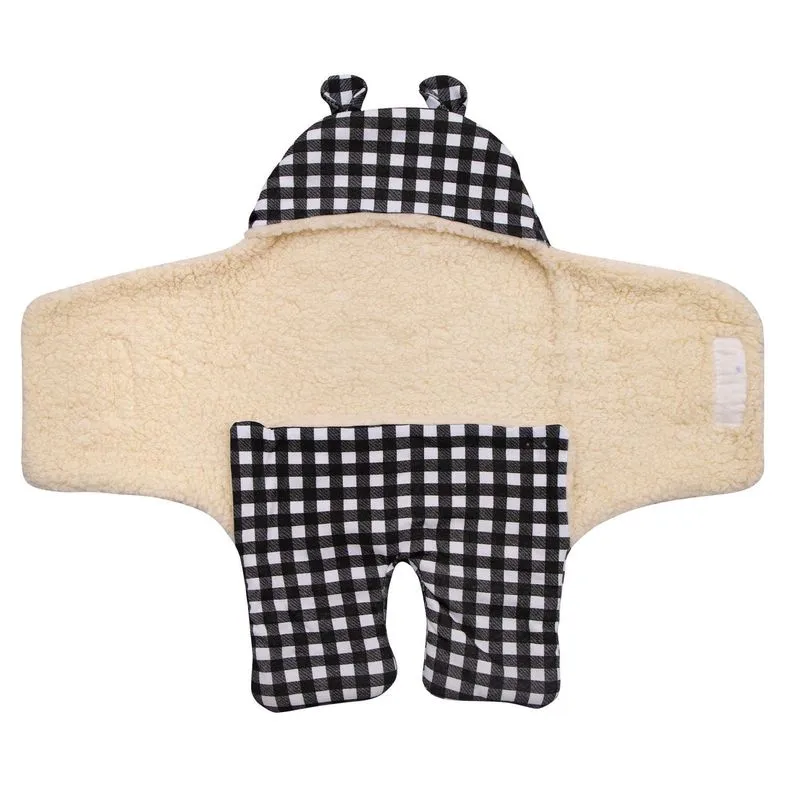 Porta Bebê Carneirinho Com Pés Xadrez Baby Joy