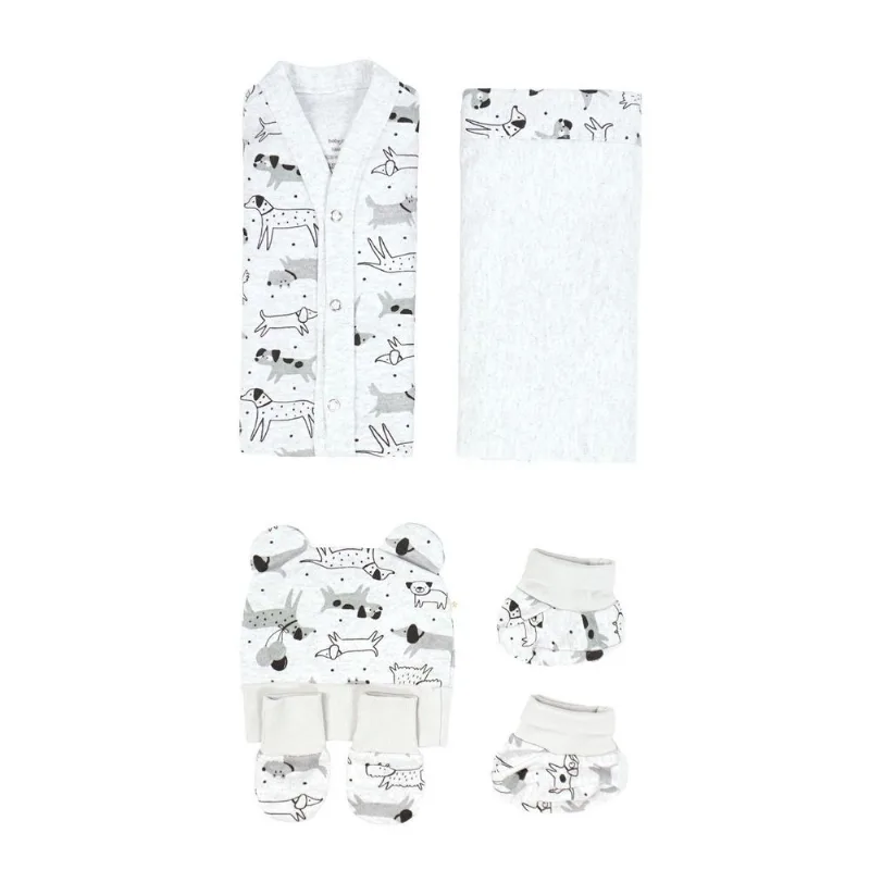 Kit Saída Maternidade Baby Joy | Macacão, Touca, Luvas, Sapatinhos E Manta