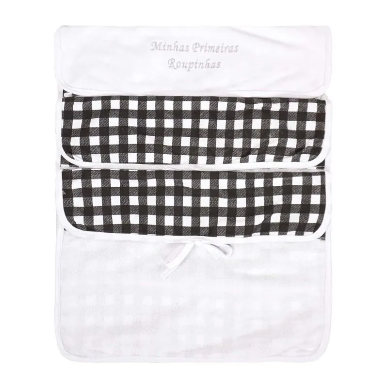 Saquinho Maternidade 03 Unidades Xadrez Baby Joy Premium