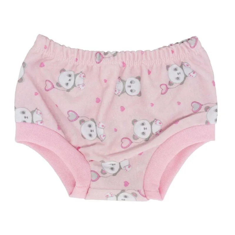 Tapa Fralda De Malha Panda Rosa Baby Joy P