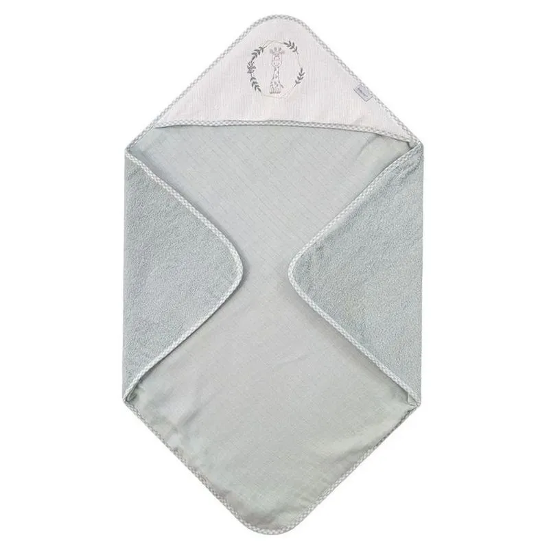 Toalha De Banho Baby Joy Com Capuz Girafa Verde (MP)
