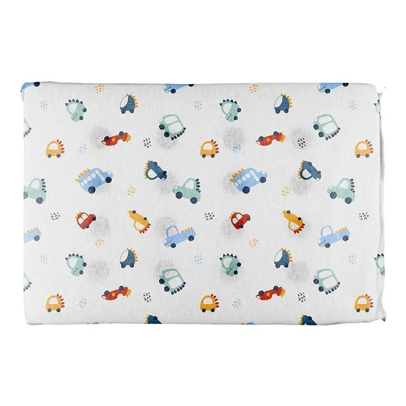 Travesseiro Para Bebê Bublim Carro Branco 32x22cm (MP)