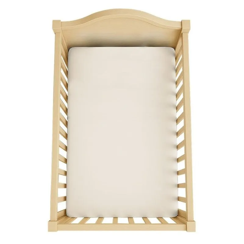 Lençol Para Berço Bublim Americano Bege 130x70x15cm (MP)