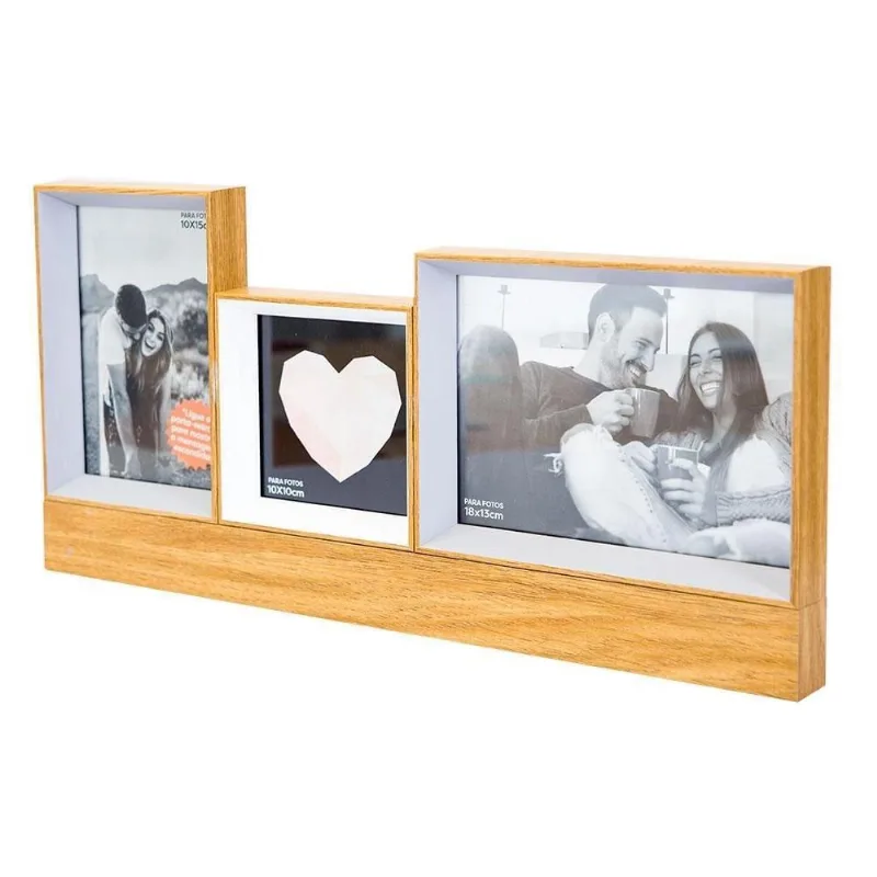 Porta-Retrato De Madeira Led Eu & Você Definição Amor - Uatt