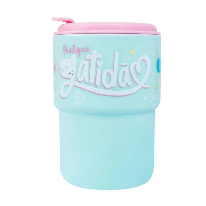 Copo Pop Amor 400ml Gatidao Uatt