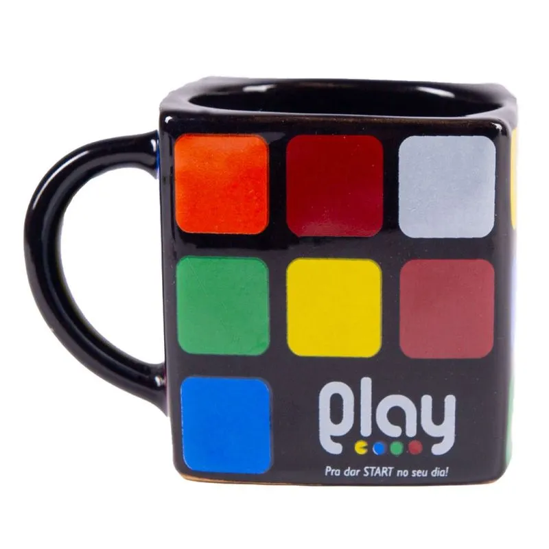Caneca Quadrada - Cubo Magico