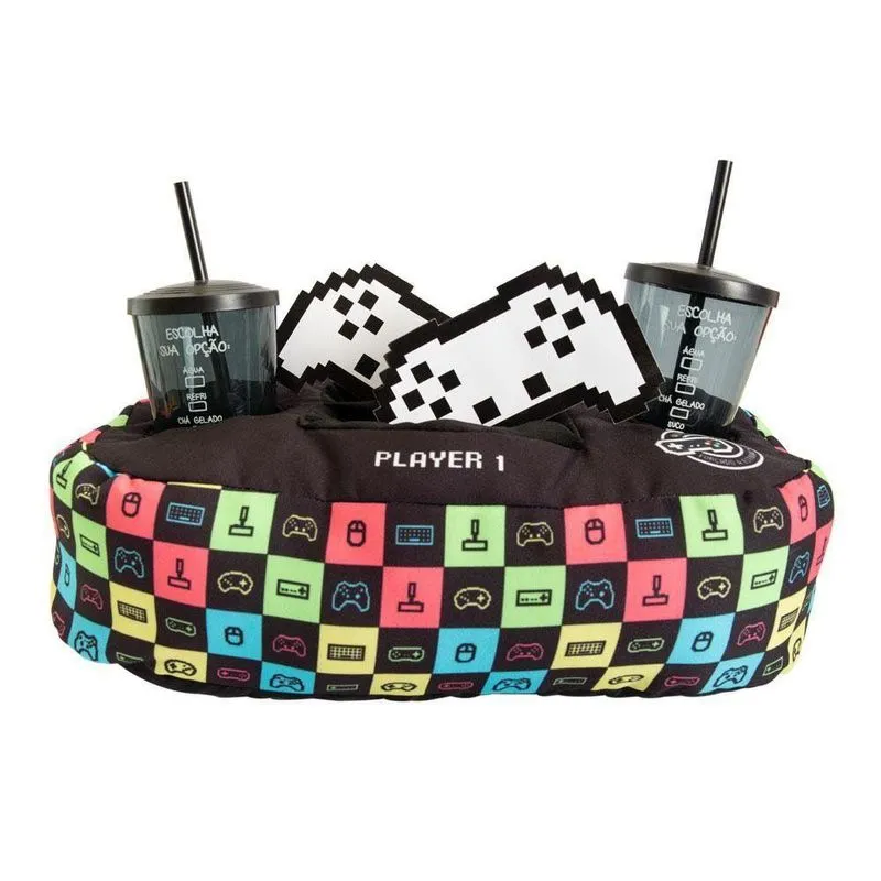 Almofada Porta Controle Uatt Game Geek