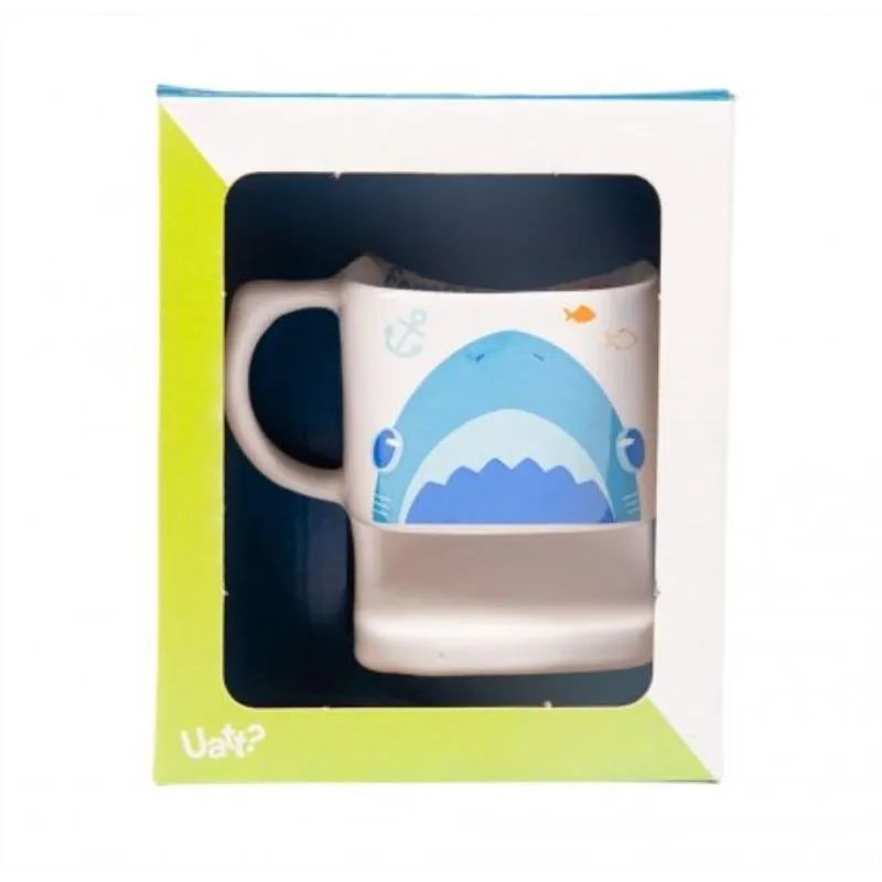 CANECA BISCOITO TUBARAO BYTE - 30543