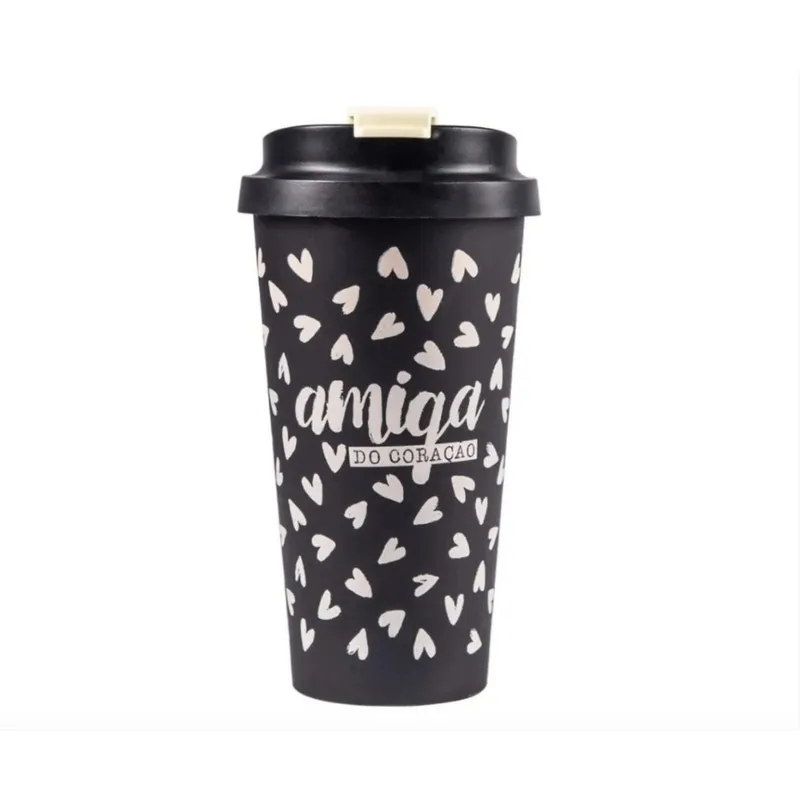 Uatt Copo Viagem- Amiga Do Coração 500 Ml