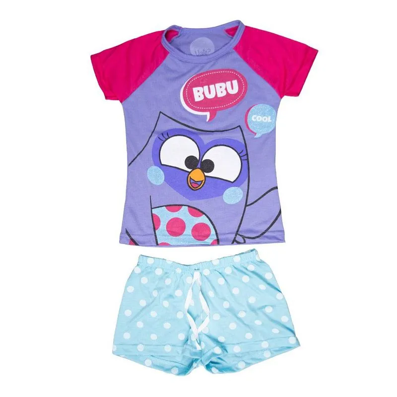 Pijama Short Infantil Feminino 8 - Bubu
