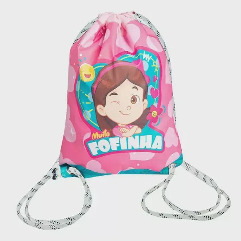 Mochila saco - maria clara E jp rosa uatt