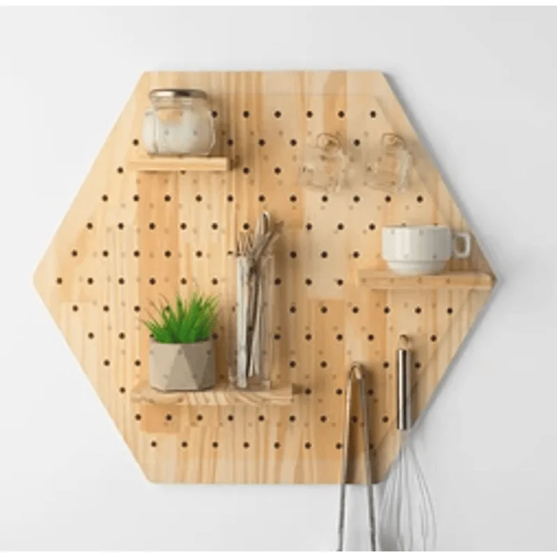 Pegboard pinus hexagono