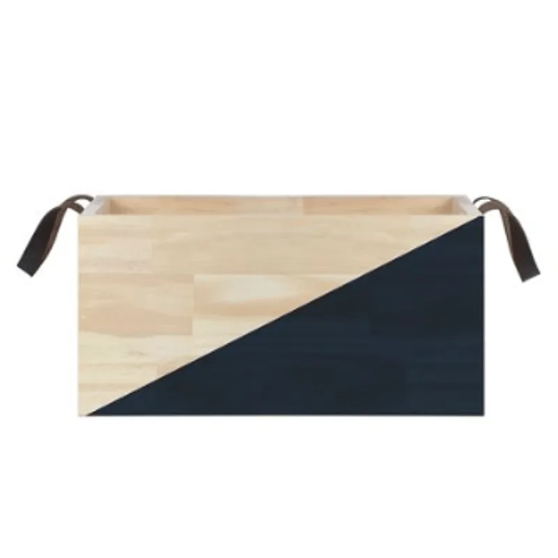 Caixote pinus com alca g diagonal preto